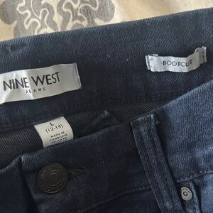 Nine West Women's Bootcut Jeans - Dark Blue